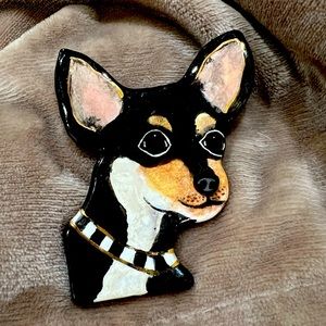 Chihuahua Brooch